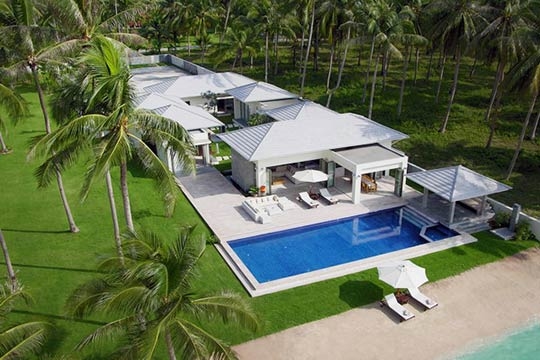 Villa and Pool Exterior