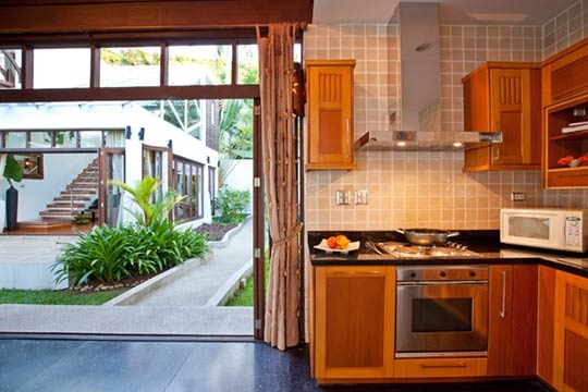 Kitchen and Garden View